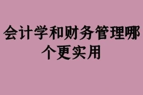 女生学财务管理好还是会计好哪个工资更高