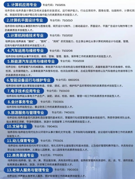 常德同德中等职业学校2024年招生简章