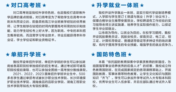 长沙市三联科技中等职业学校2024年招生简章